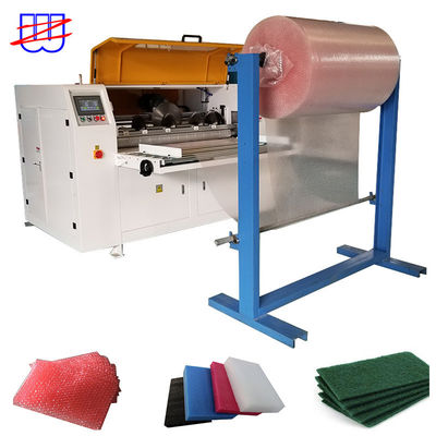 Macchina per il taglio e taglio di pellicole a bolla d'aria a controllo PLC CNC completamente automatica per rotoli da 100 mm