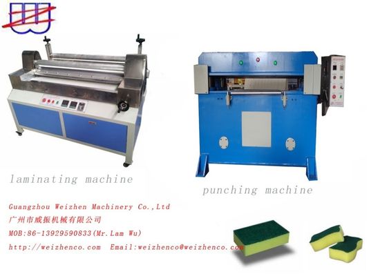 AC380/50HZ Voltage Cucina Spugna Spuma Pad Spazzatura Lavatrice Spugna Making Machine