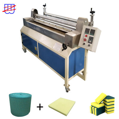 Spugna da cucina Tissu e plastica PVC Film Gluer Machine con tecnologia di colla a caldo