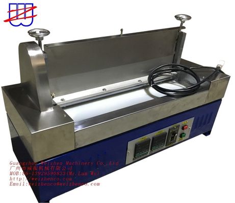 Macchina per la laminazione della colla a fusione a caldo EPE/EVA a doppio rullo da 800 mm per le esigenze del cliente