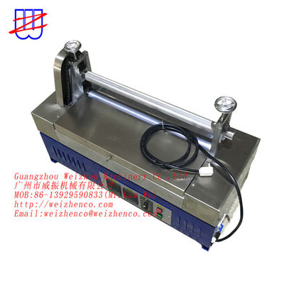PVC EPE EVA Pur Sponge Double Roller Hot Melt Glue Coating Machine per la laminazione 600mm